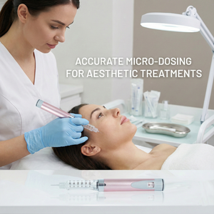 Розовая многоразовая инъекционная ручка